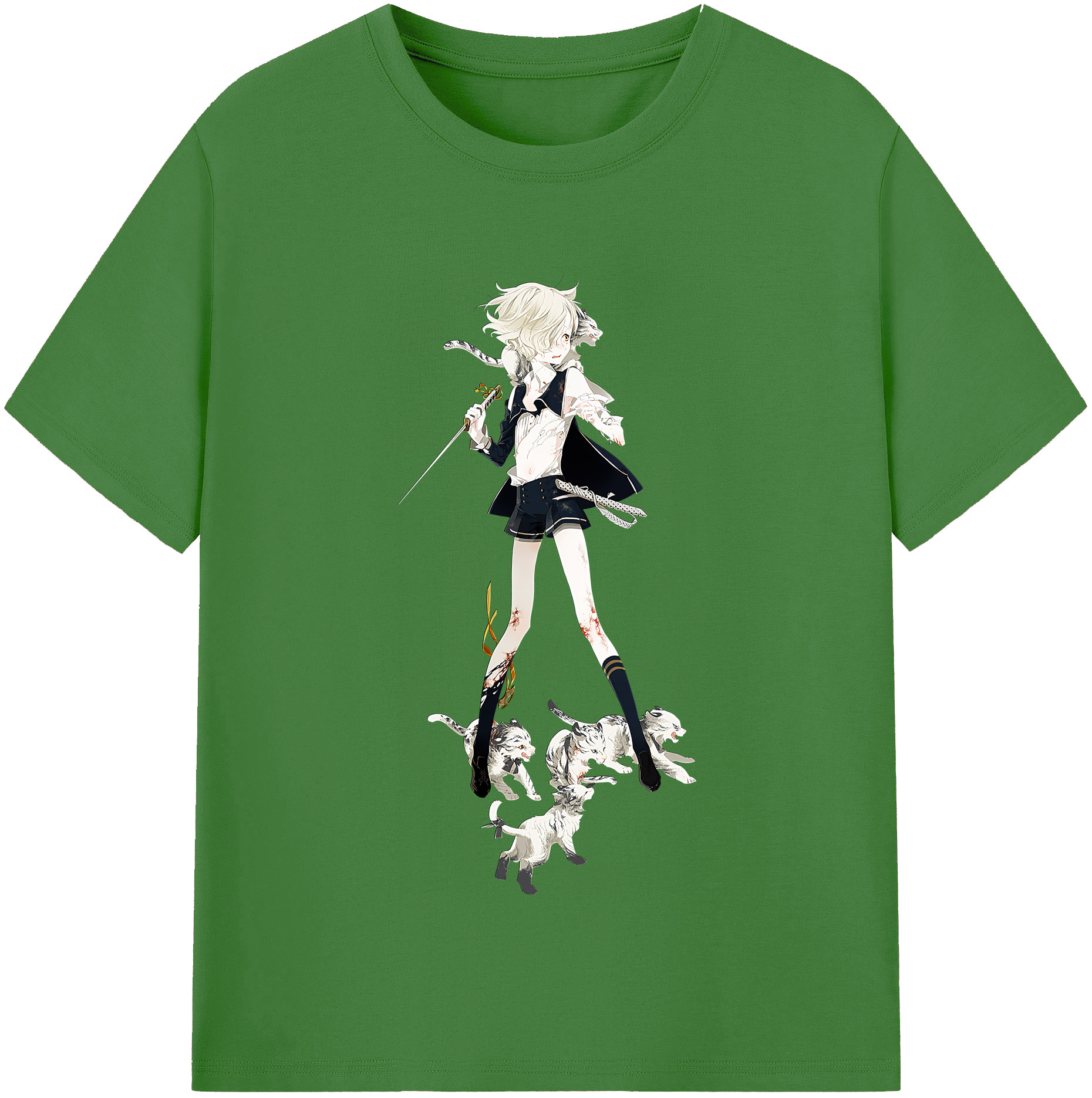 （画像用） 刀剣乱舞 Touken Ranbu レディースカジュアルプリントTシャツ（綿100％）